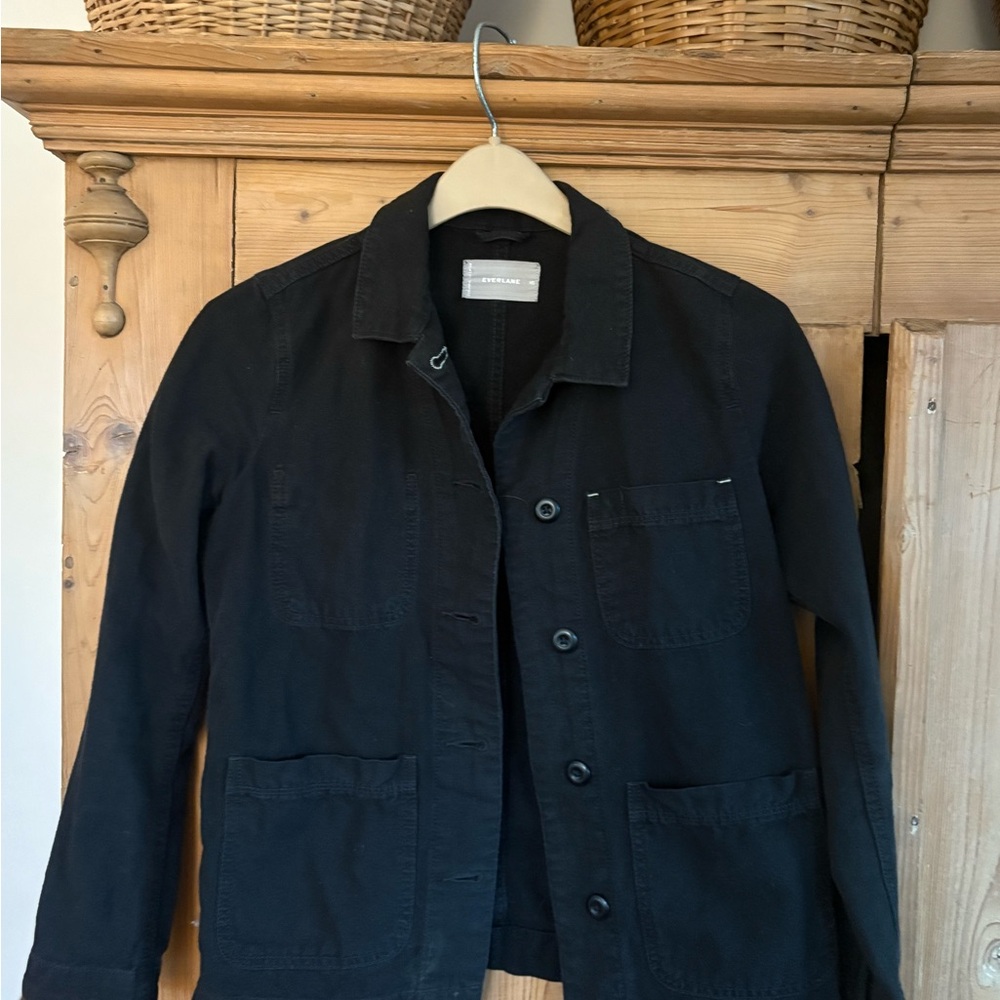 Everlane Black Women’s Shirt Jacket